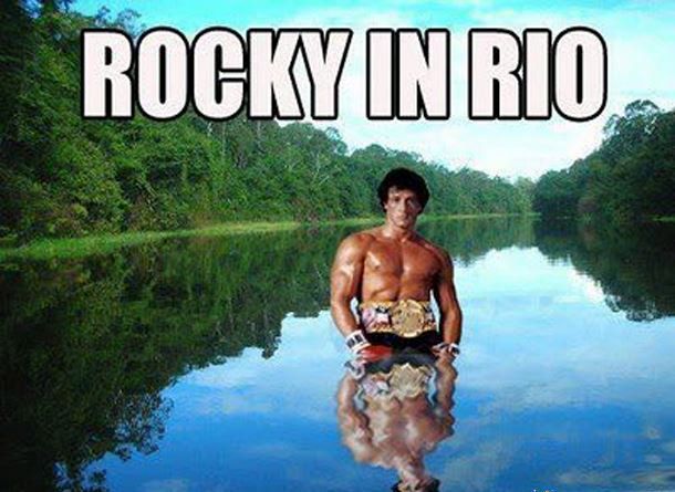 Un bañito antes del combate…