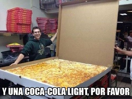 Una pizza familiar…