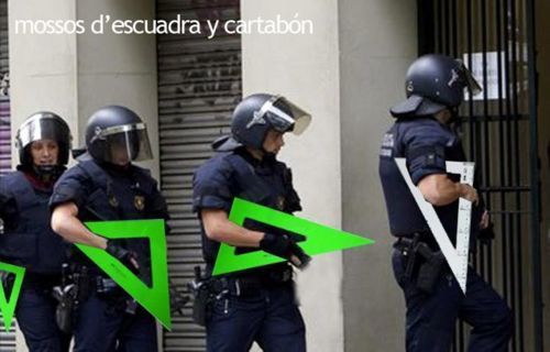 Son ellos, los mossos d´esquadra