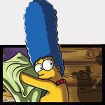 Marge Simpson en playboy